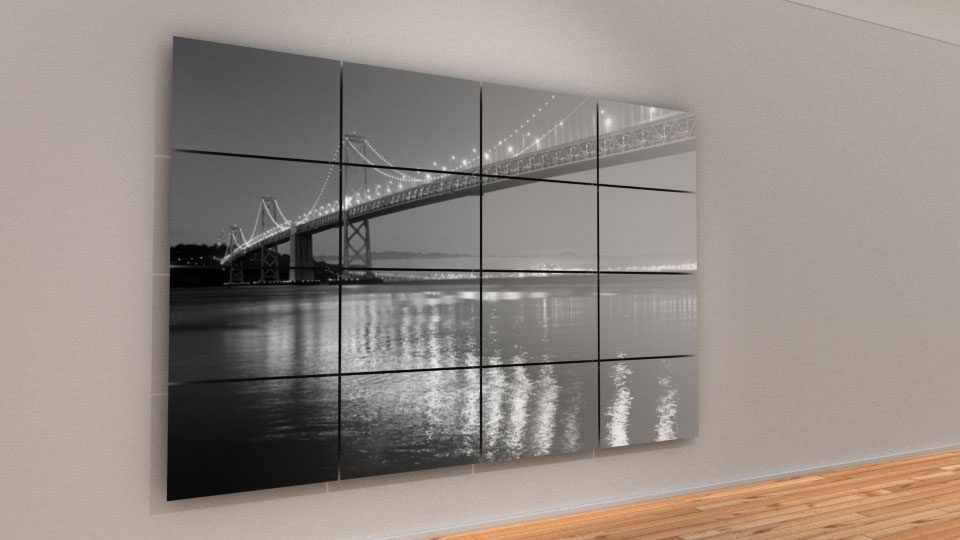 Bay Bridge — Flective photographic panel installation
